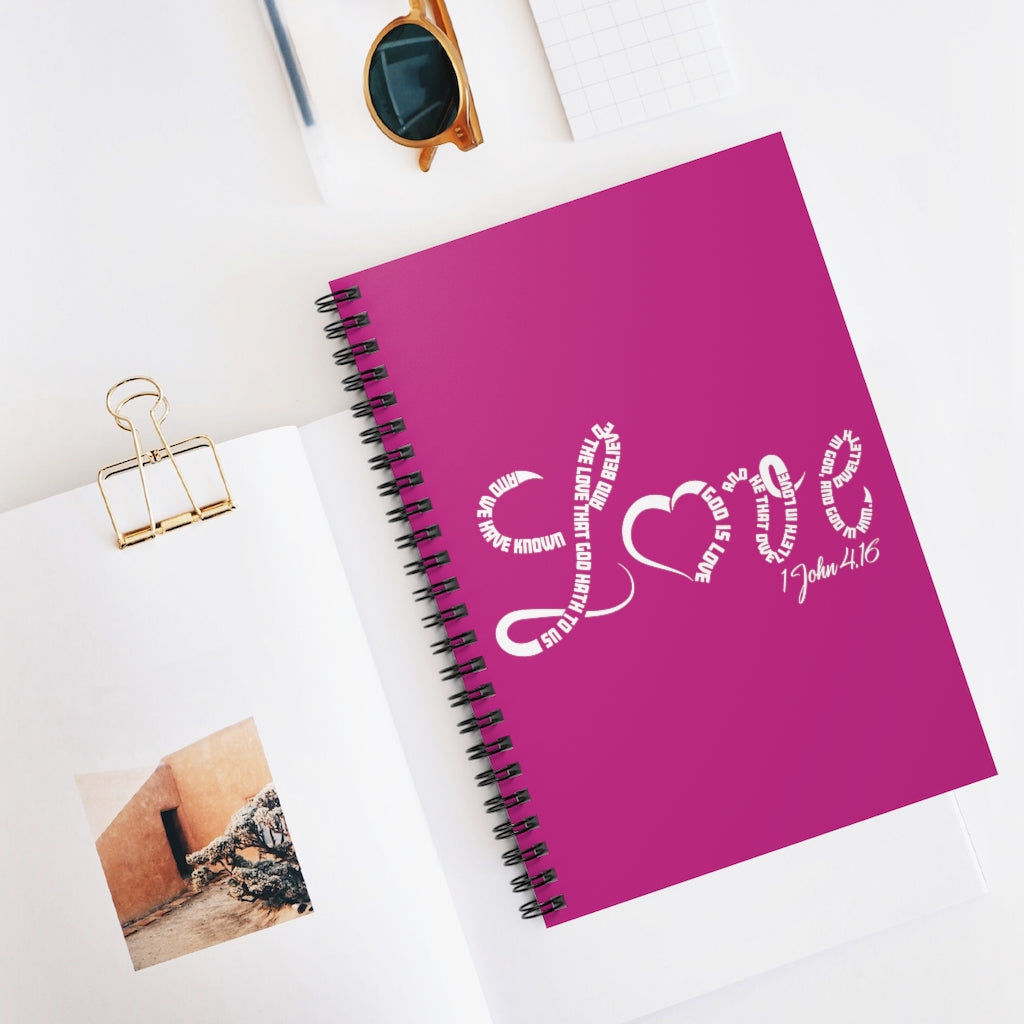 Love Spiral Notebook - Ruled Line - To Be Amor
