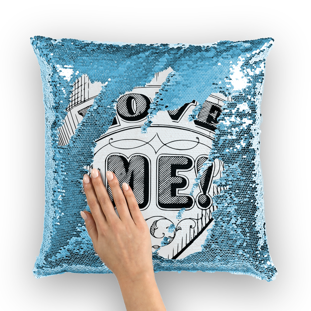 Love Me Sequin Cushion Cover - To Be Amor