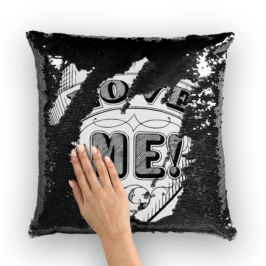 Love Me Sequin Cushion Cover - To Be Amor