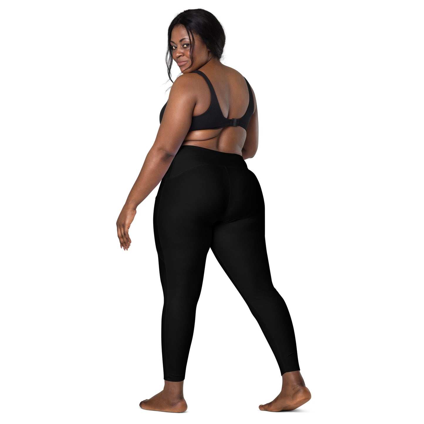 Crossover leggings with pockets - To Be Amor