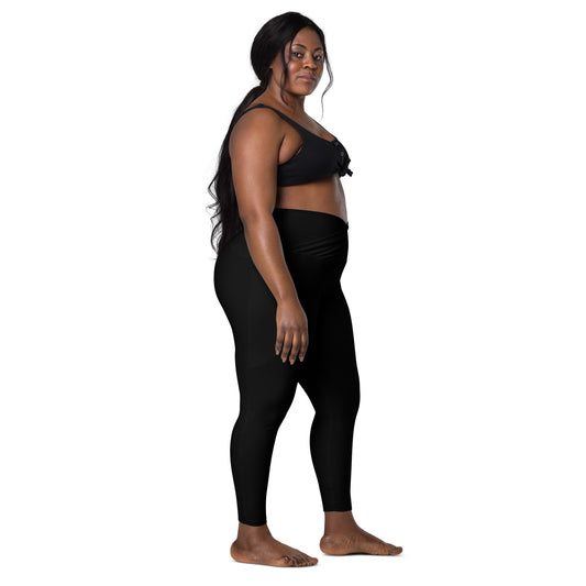 Crossover leggings with pockets - To Be Amor