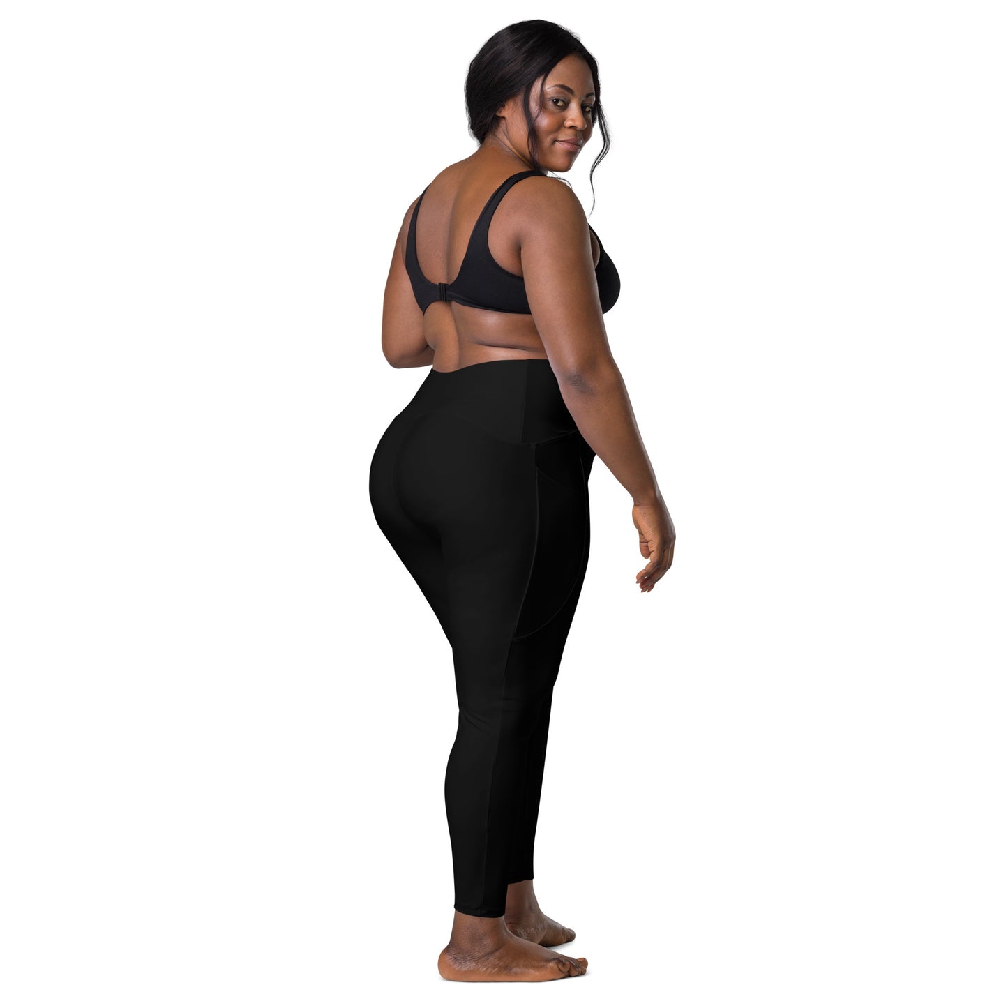 Crossover leggings with pockets - To Be Amor
