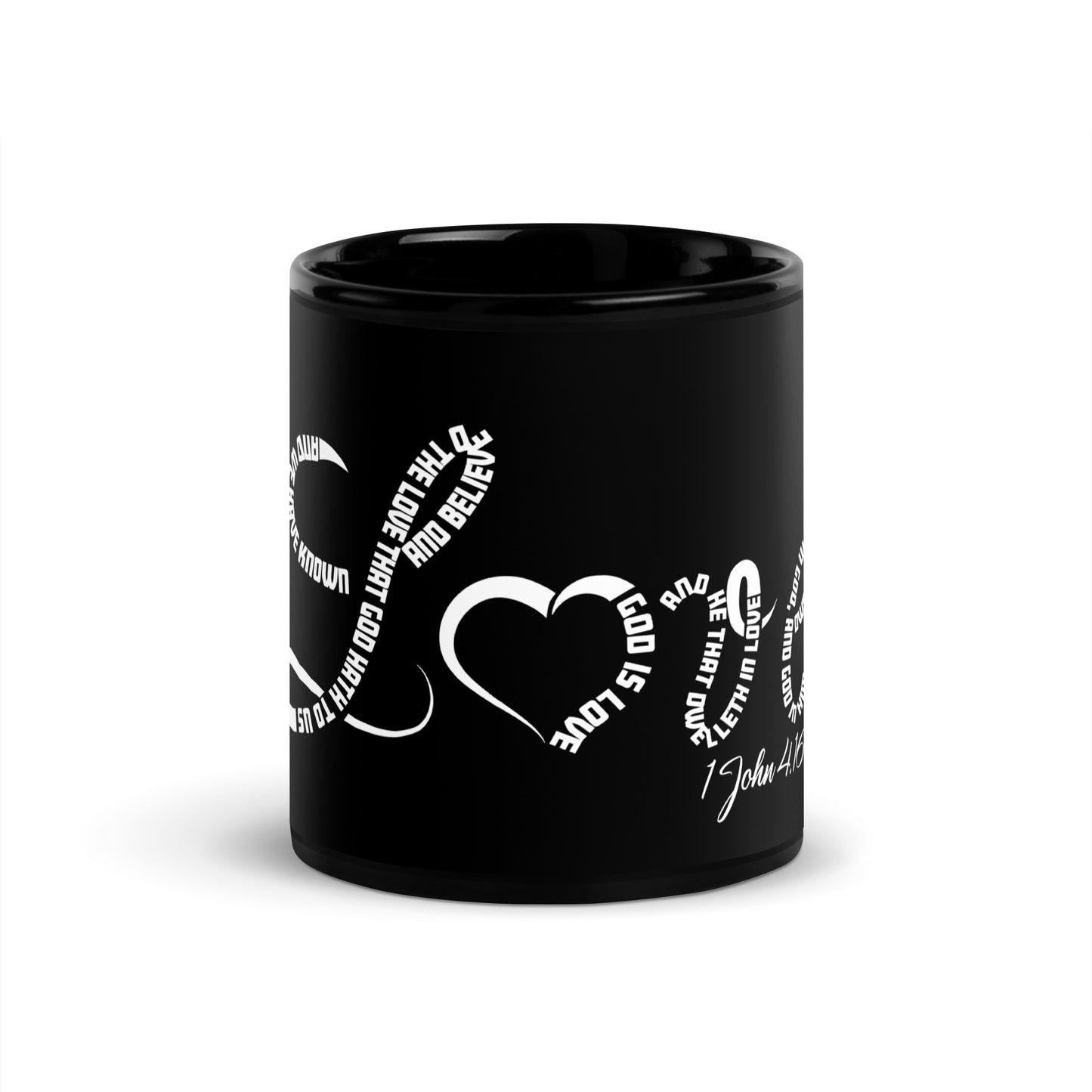 Love Black Glossy Mug - To Be Amor