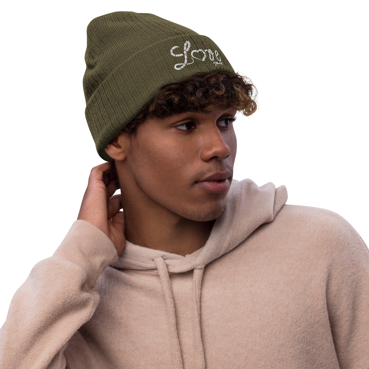 Love Ribbed knit beanie - To Be Amor