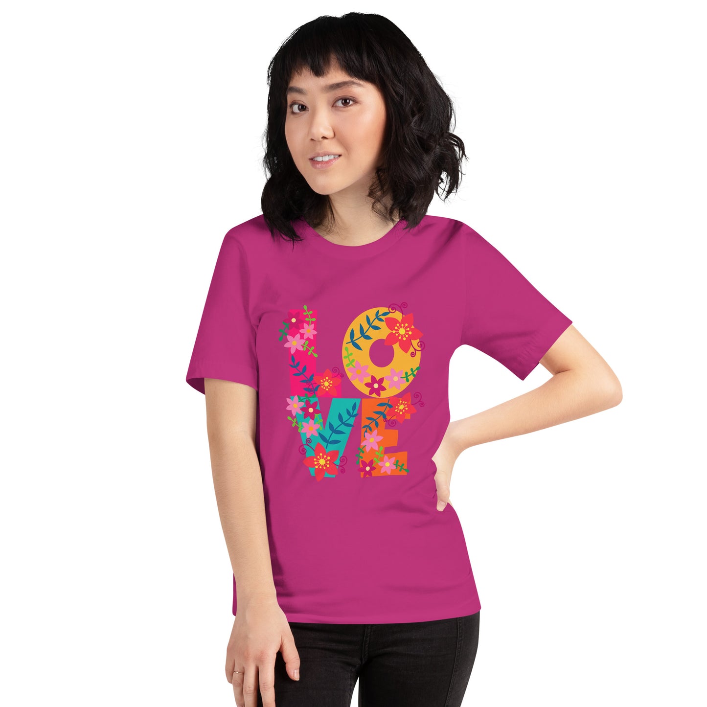 Love All Over Unisex t-shirt - To Be Amor