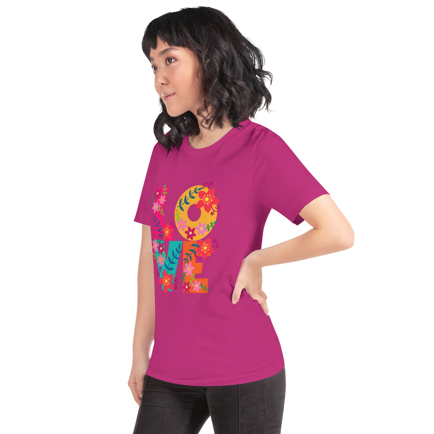 Love All Over Unisex t-shirt - To Be Amor