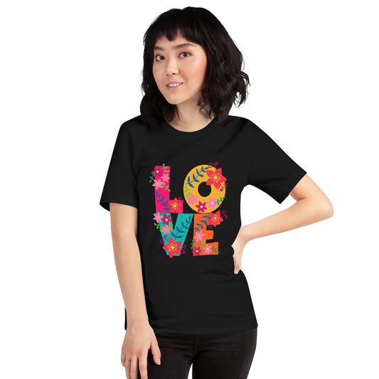 Love All Over Unisex t-shirt - To Be Amor