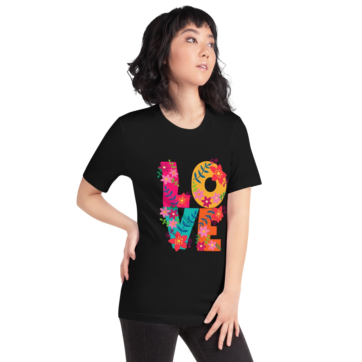 Love All Over Unisex t-shirt - To Be Amor