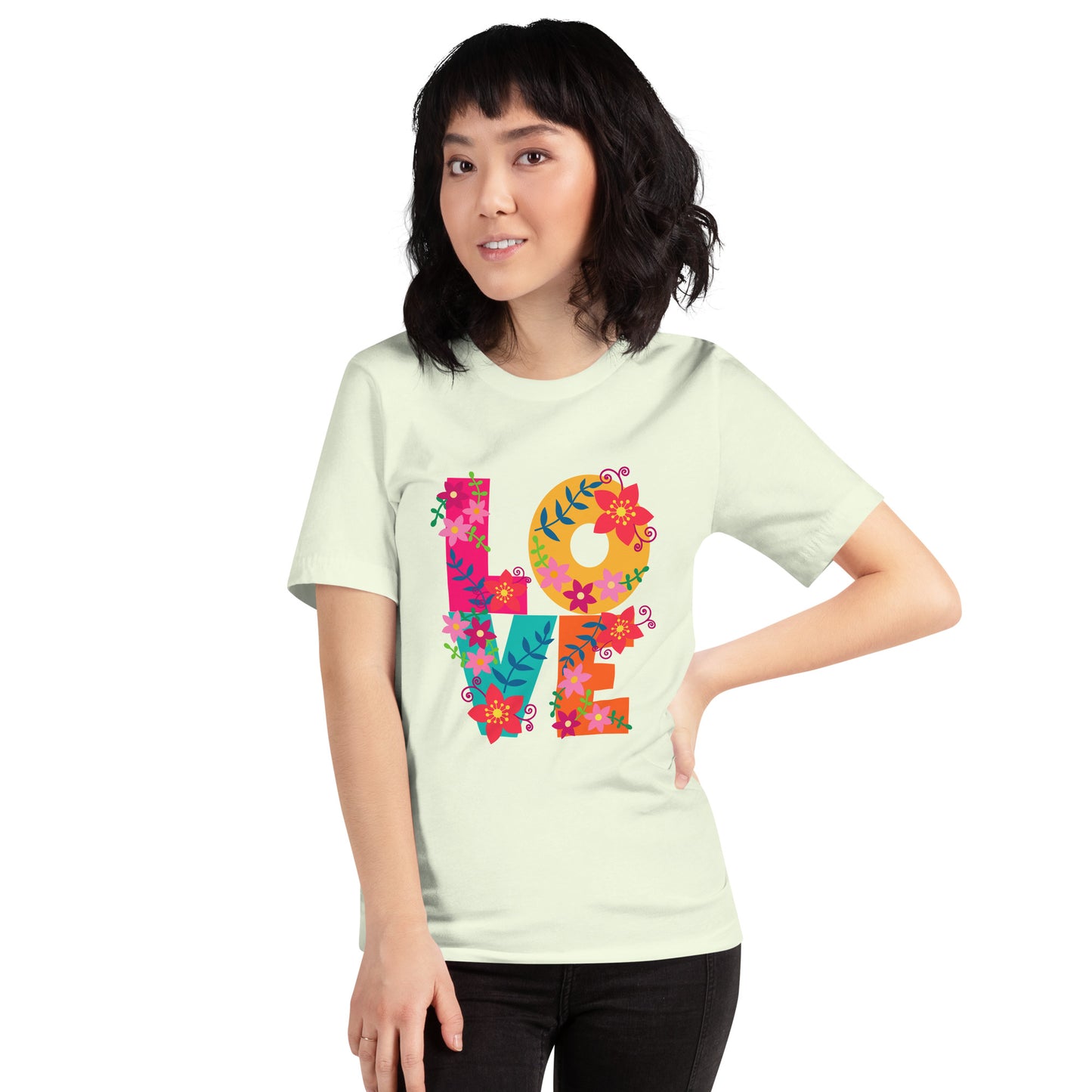 Love All Over Unisex t-shirt - To Be Amor