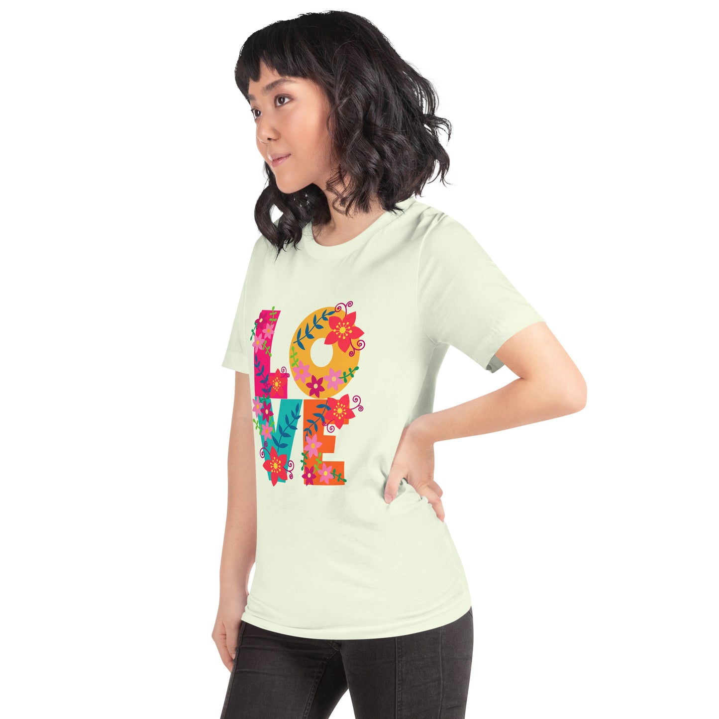 Love All Over Unisex t-shirt - To Be Amor