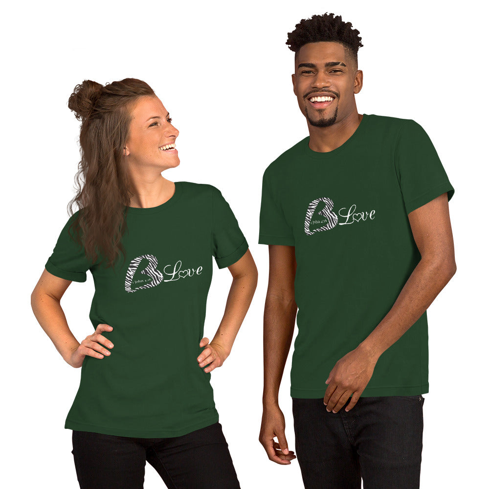 Unisex Blove Zebra t-shirt - To Be Amor
