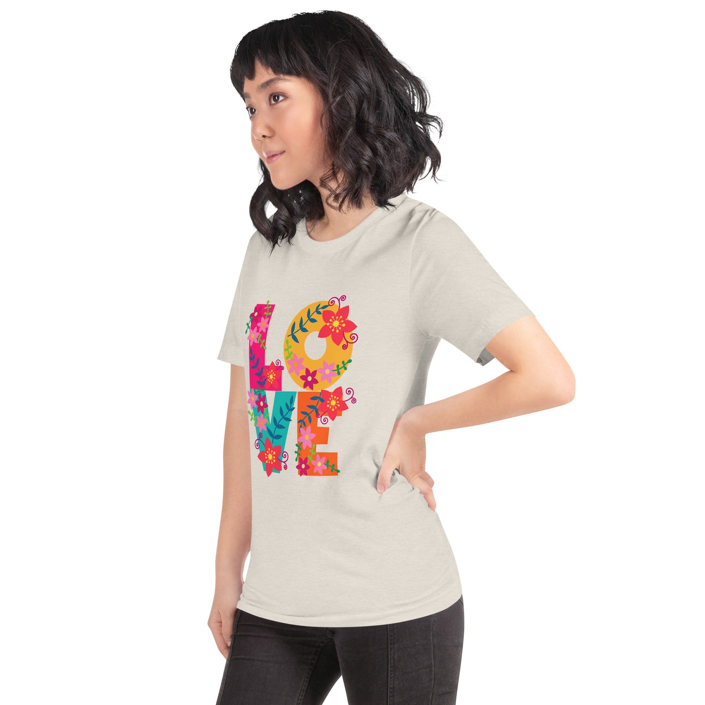 Love All Over Unisex t-shirt - To Be Amor
