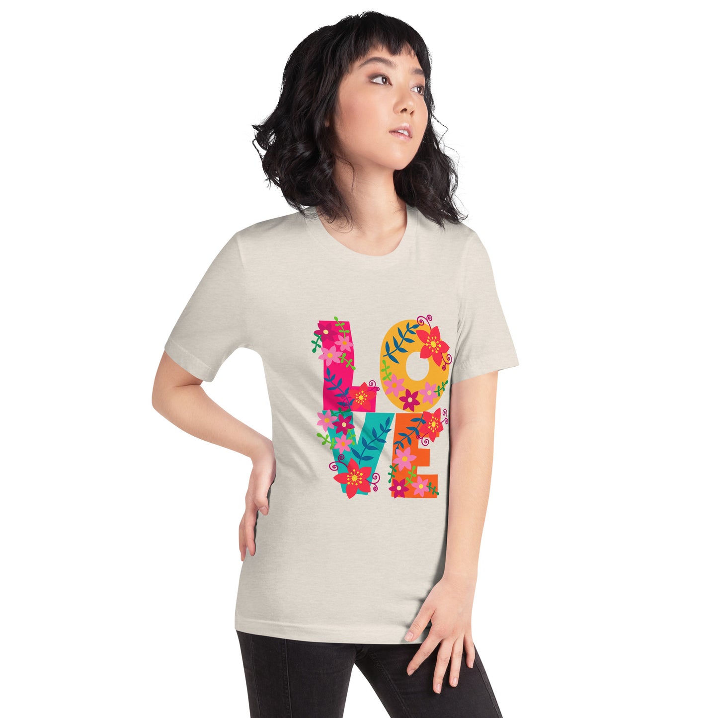 Love All Over Unisex t-shirt - To Be Amor