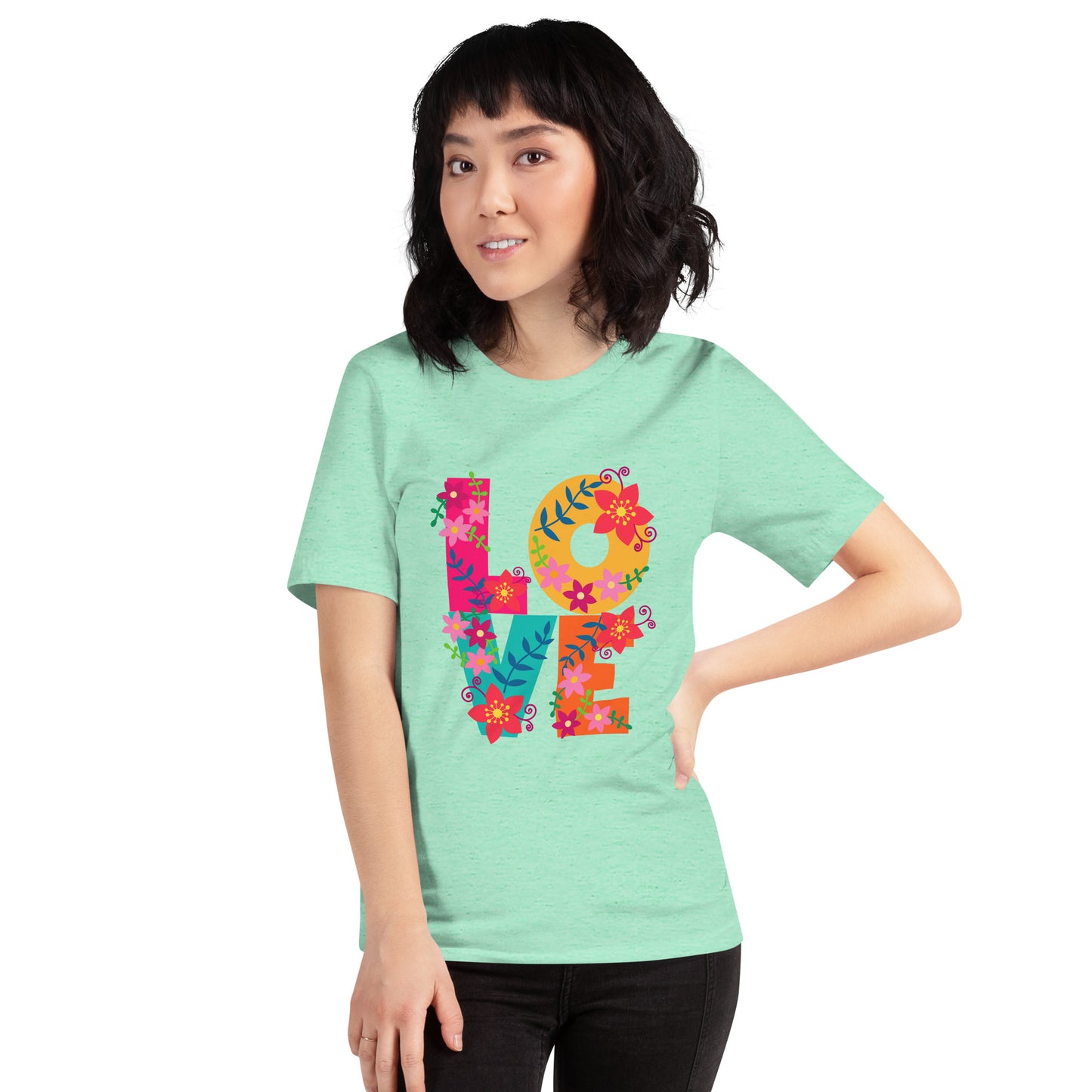 Love All Over Unisex t-shirt - To Be Amor