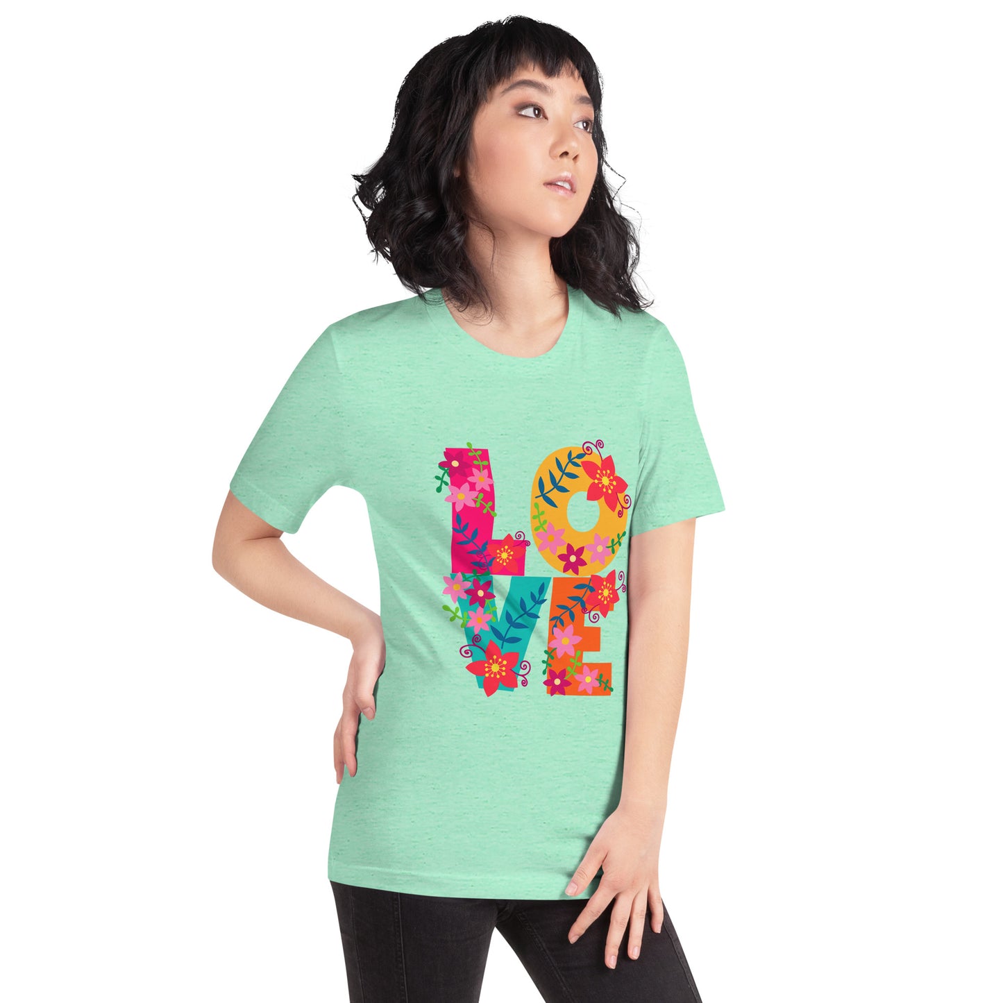 Love All Over Unisex t-shirt - To Be Amor