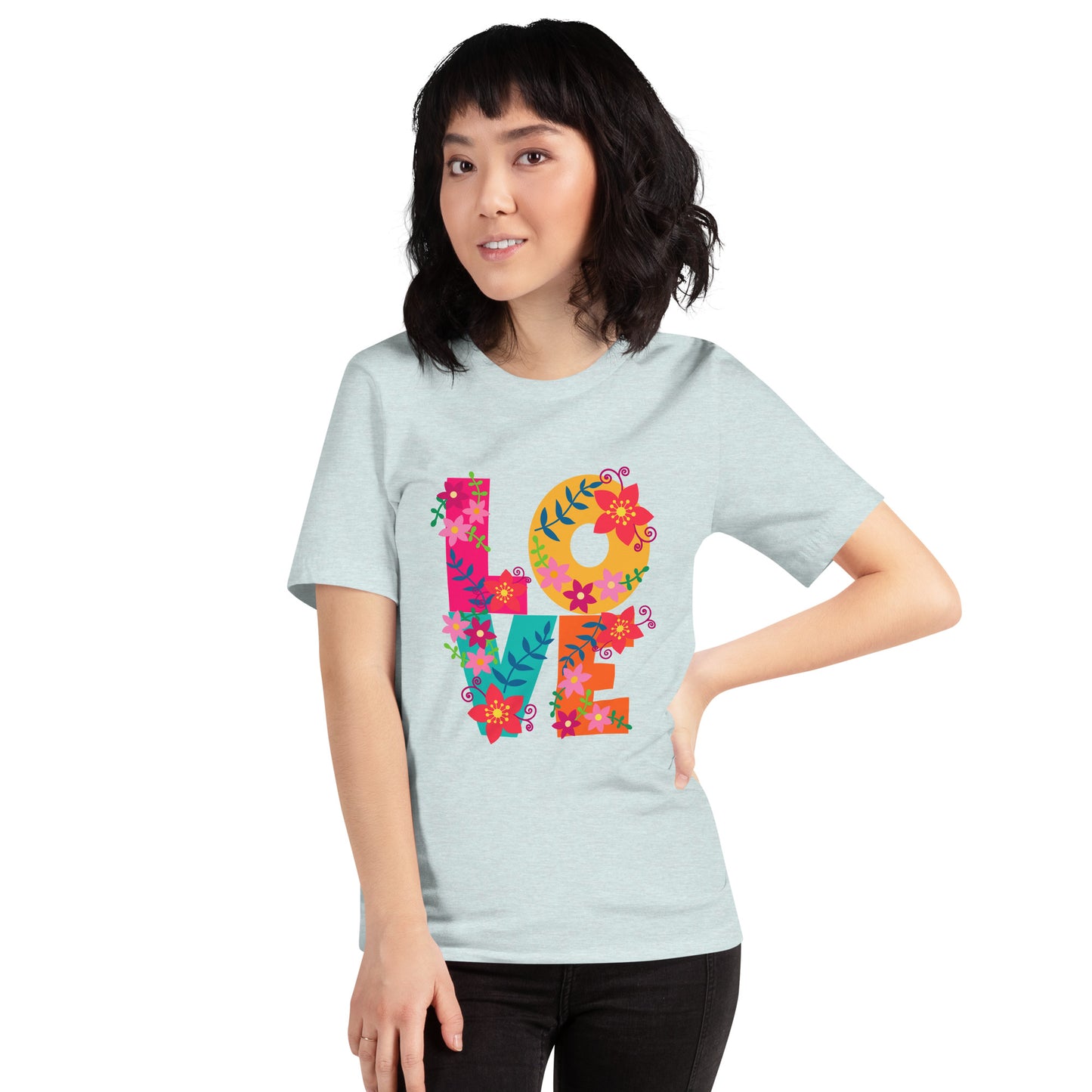 Love All Over Unisex t-shirt - To Be Amor