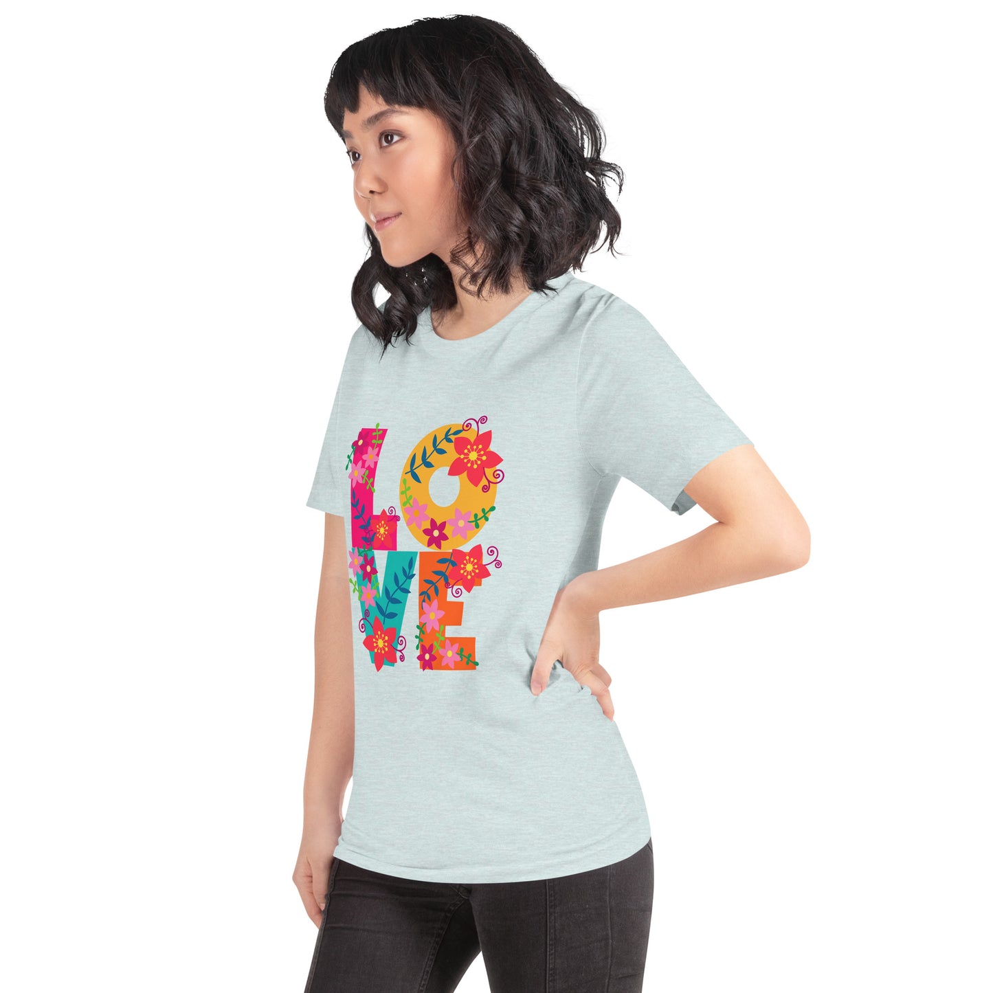Love All Over Unisex t-shirt - To Be Amor