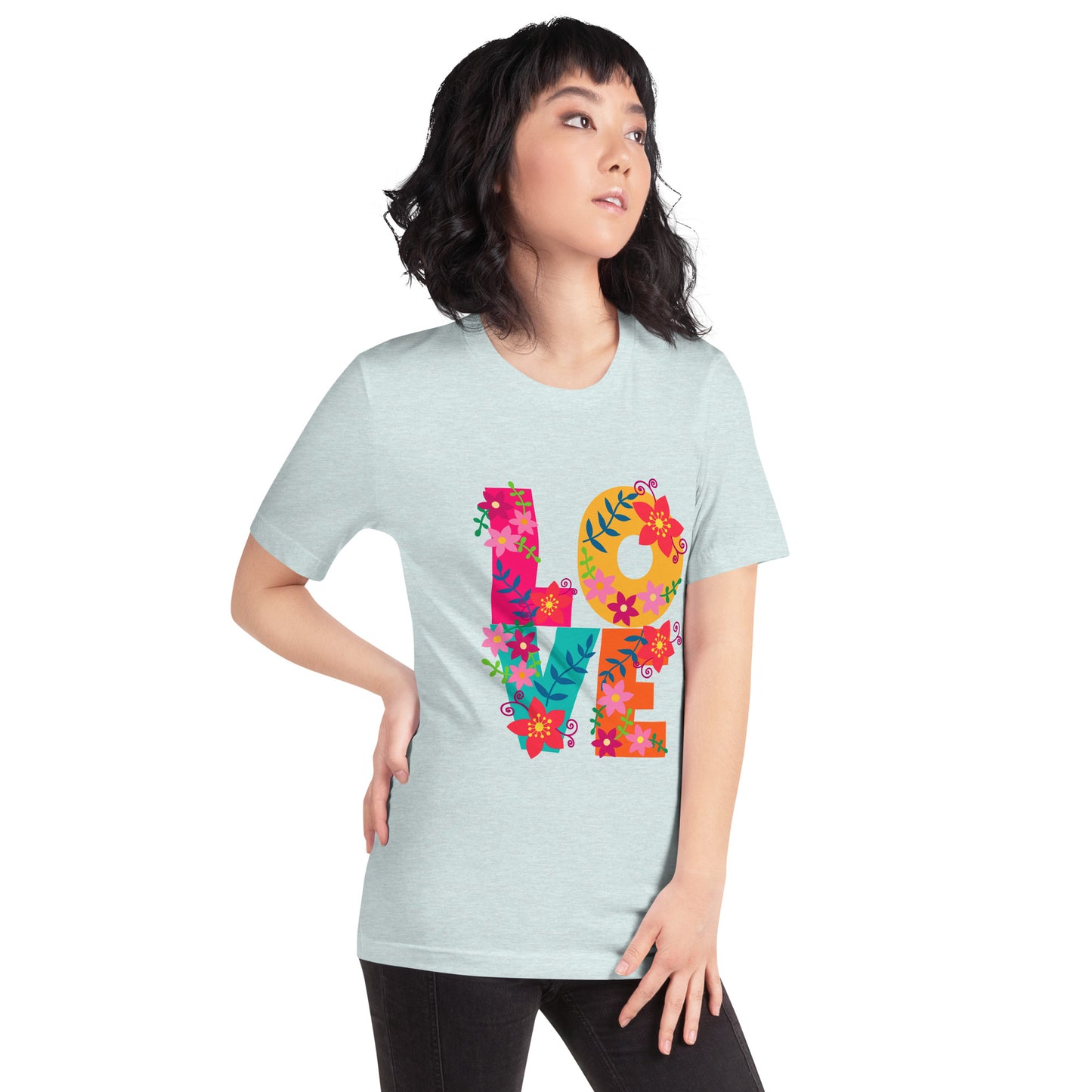 Love All Over Unisex t-shirt - To Be Amor