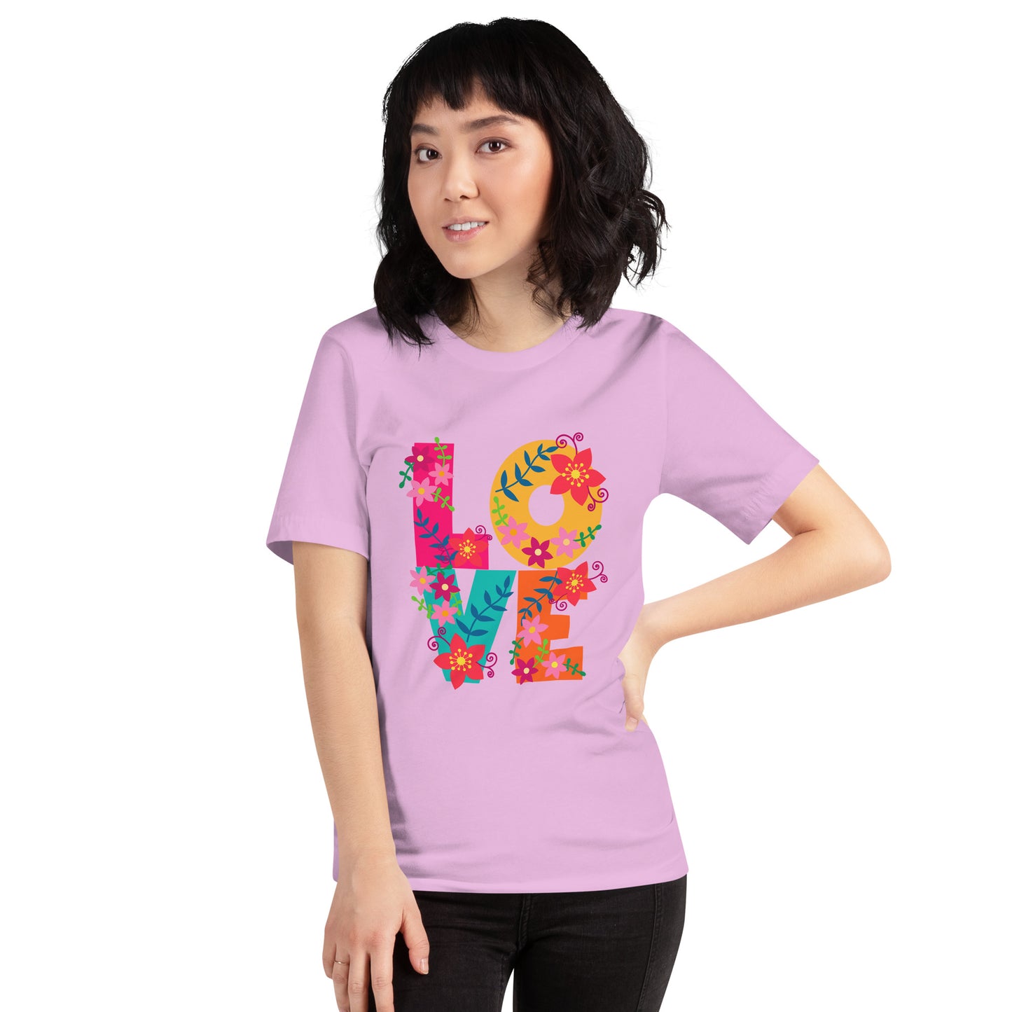 Love All Over Unisex t-shirt - To Be Amor