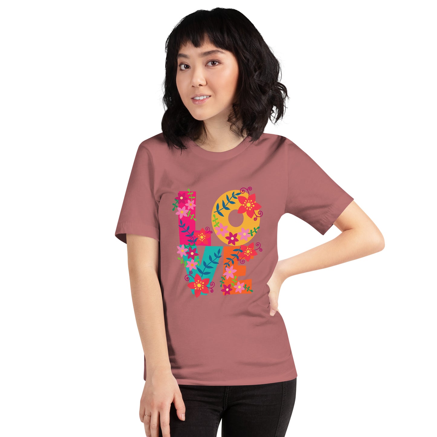 Love All Over Unisex t-shirt - To Be Amor