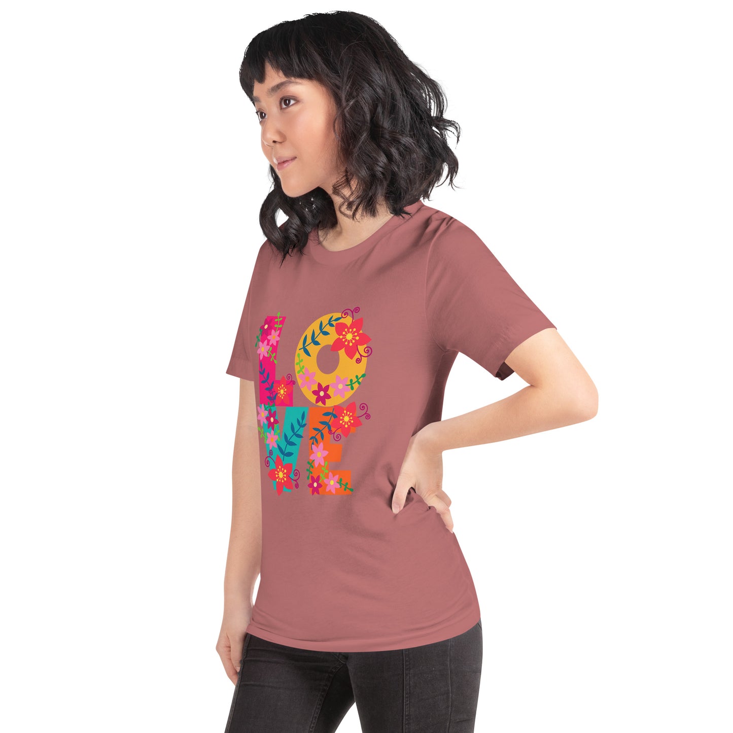 Love All Over Unisex t-shirt - To Be Amor