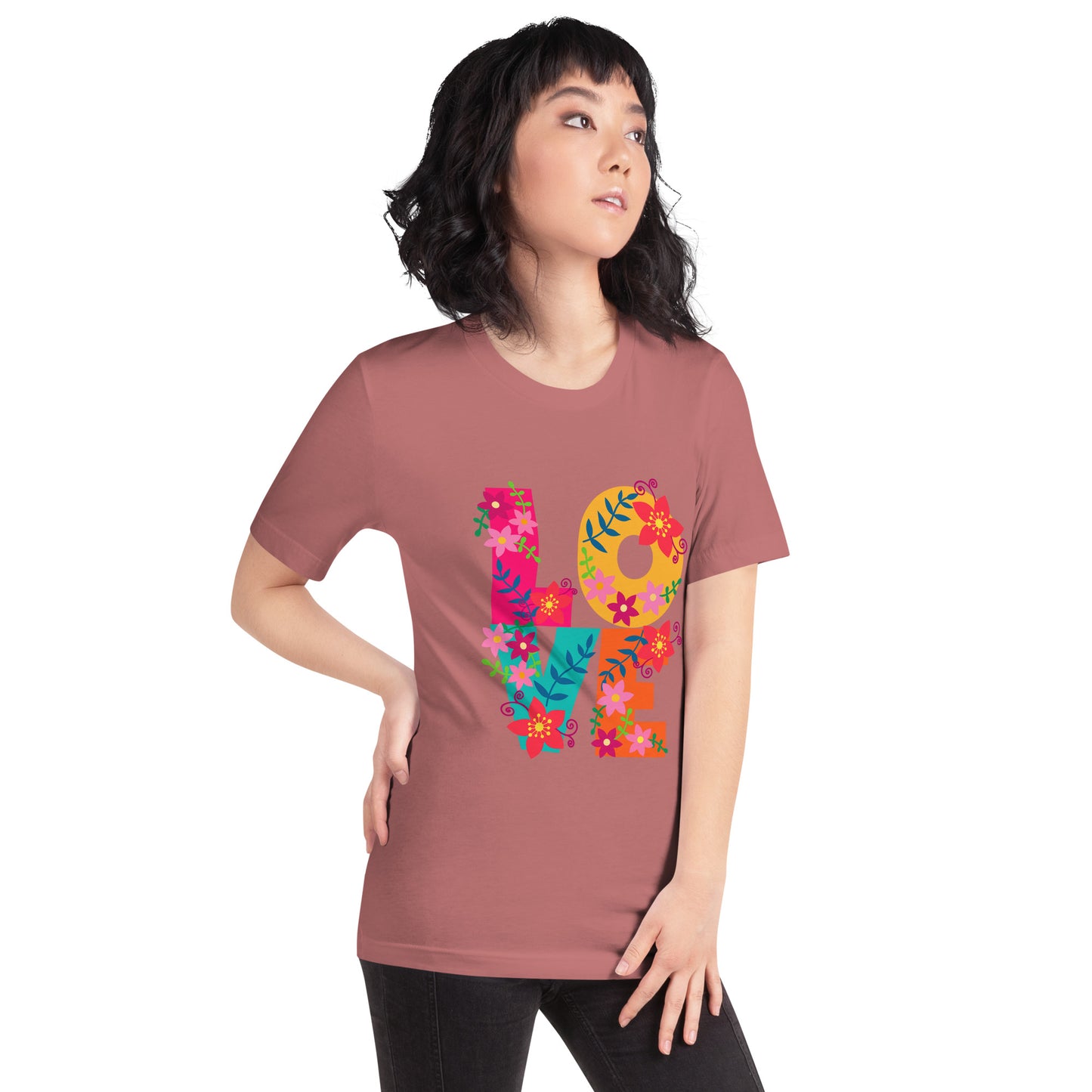 Love All Over Unisex t-shirt - To Be Amor