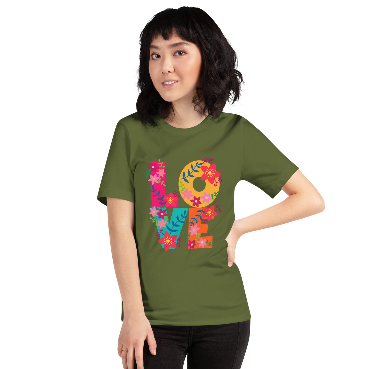 Love All Over Unisex t-shirt - To Be Amor