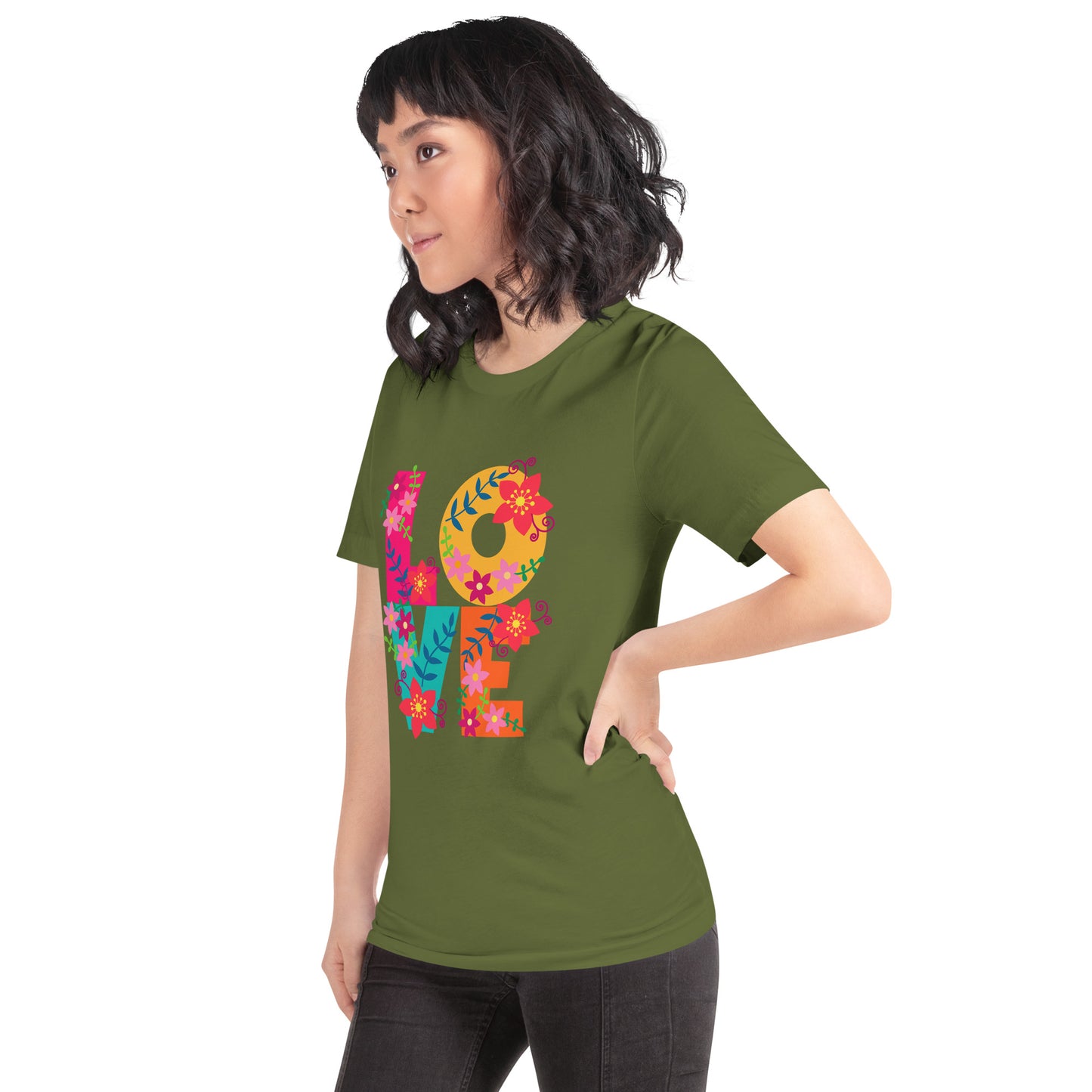 Love All Over Unisex t-shirt - To Be Amor