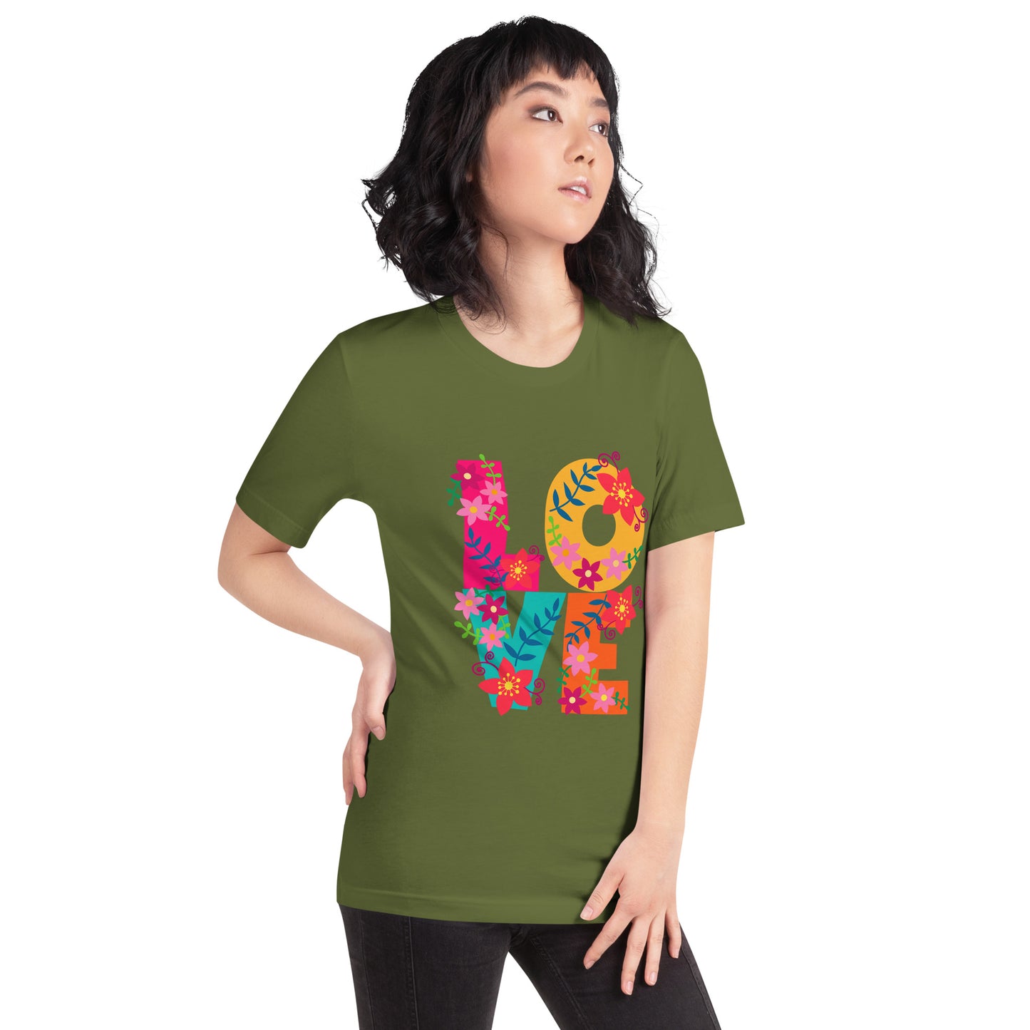 Love All Over Unisex t-shirt - To Be Amor