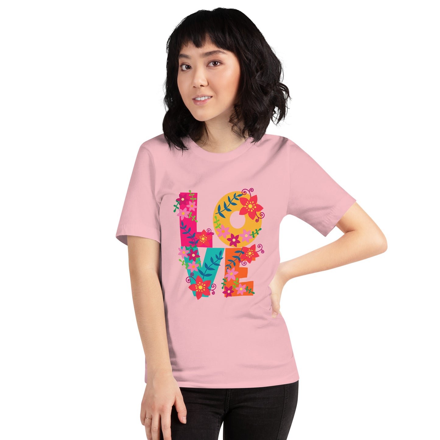 Love All Over Unisex t-shirt - To Be Amor
