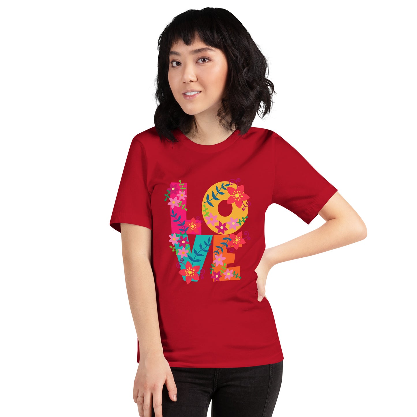Love All Over Unisex t-shirt - To Be Amor