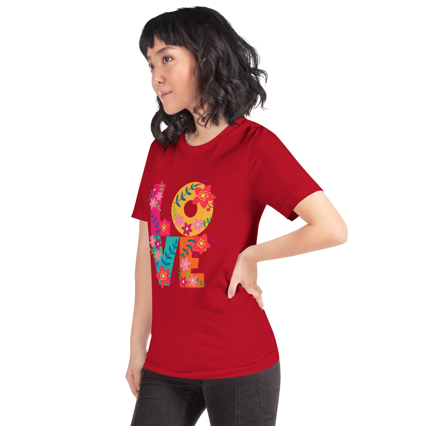Love All Over Unisex t-shirt - To Be Amor
