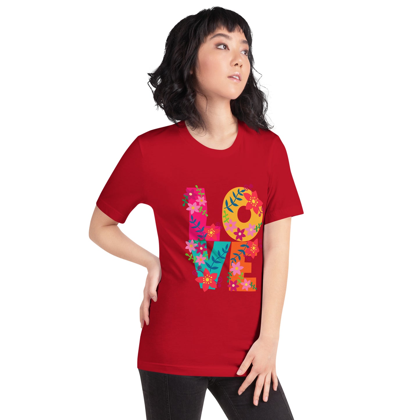 Love All Over Unisex t-shirt - To Be Amor