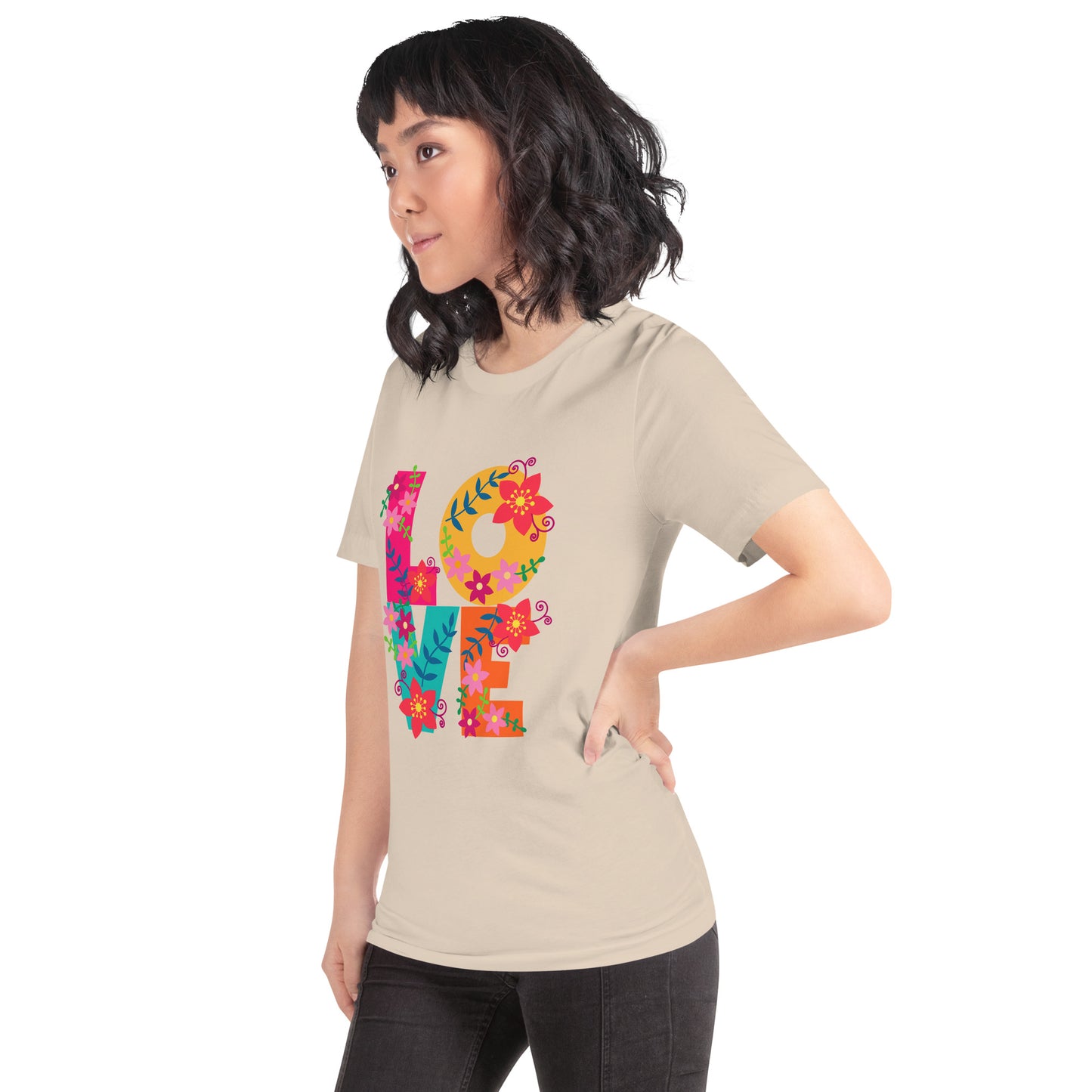 Love All Over Unisex t-shirt - To Be Amor