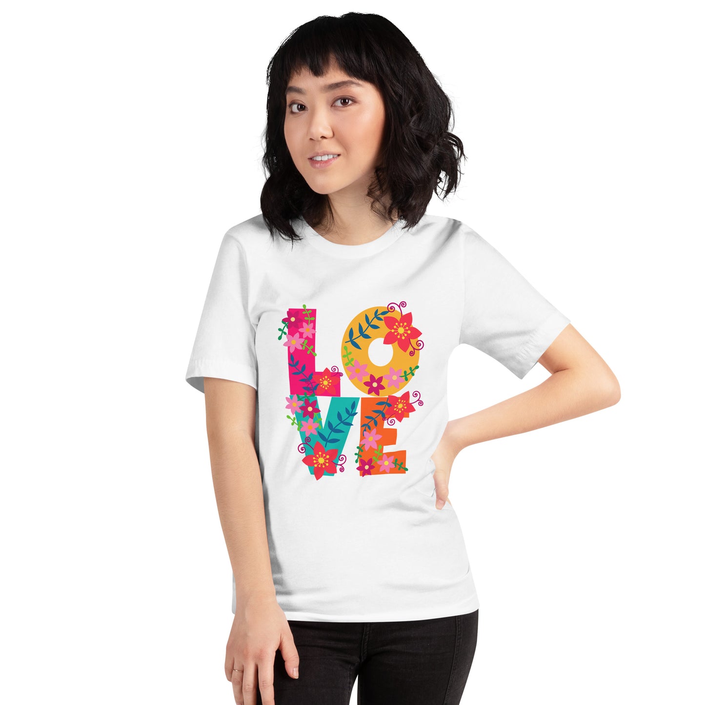 Love All Over Unisex t-shirt - To Be Amor