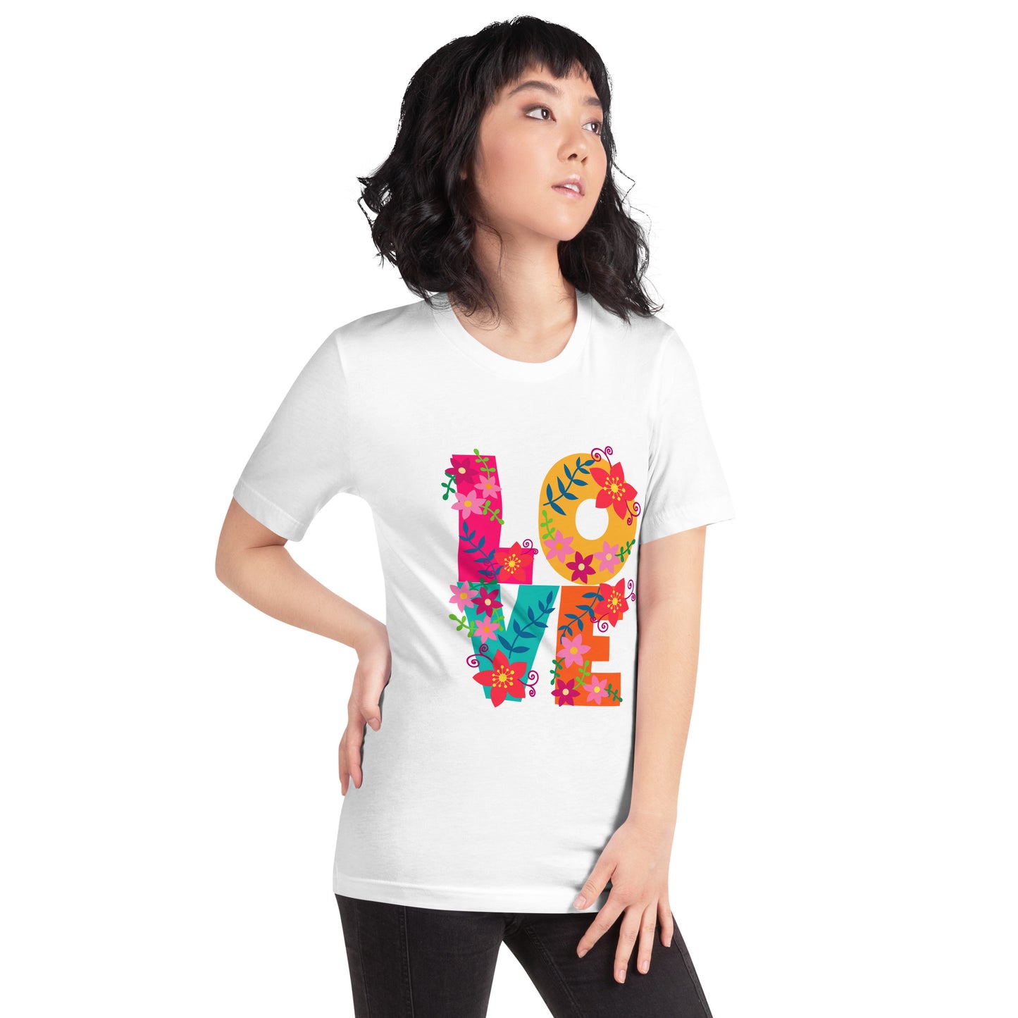Love All Over Unisex t-shirt - To Be Amor