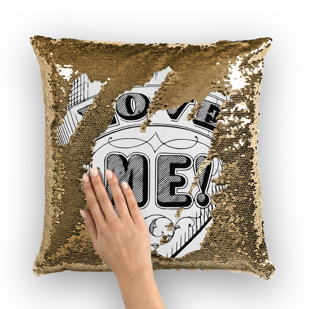 Love Me Sequin Cushion Cover - To Be Amor 