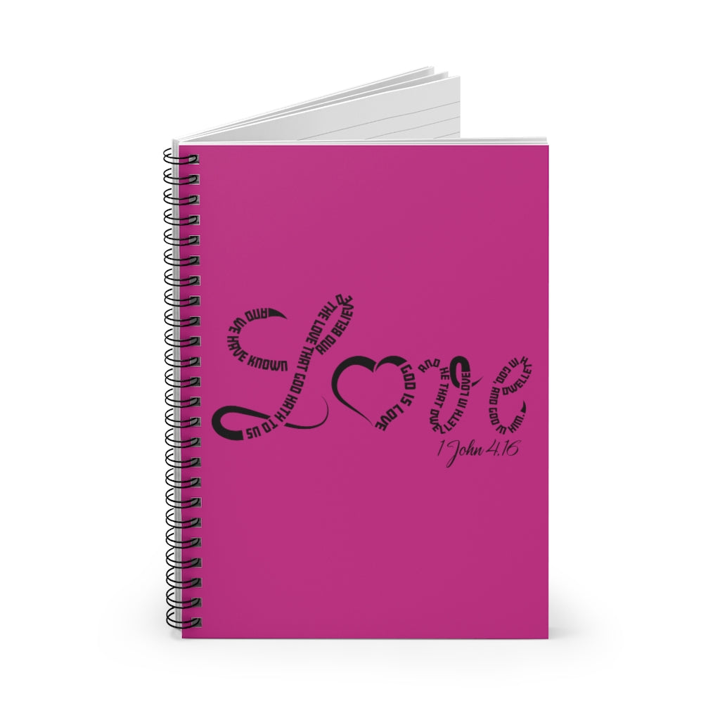 Love Spiral Notebook - Ruled Line - To Be Amor 