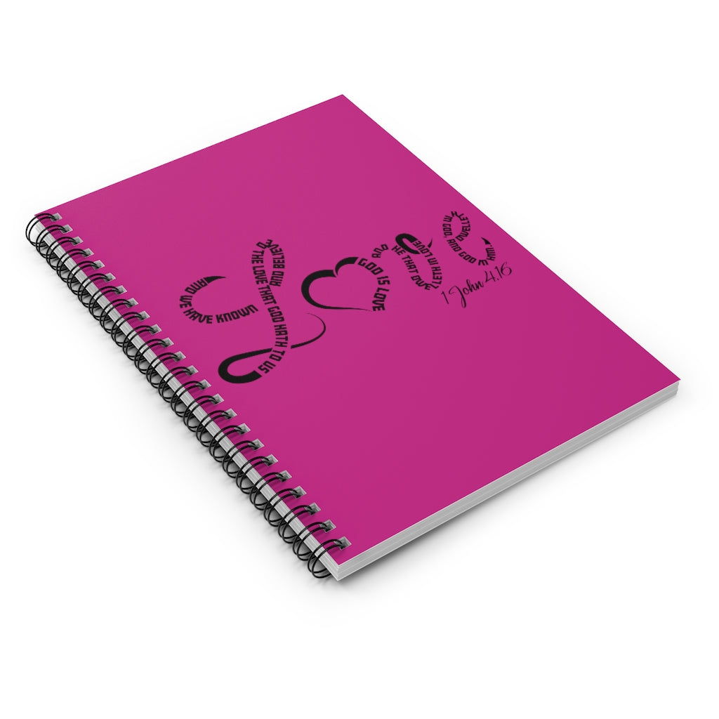 Love Spiral Notebook - Ruled Line - To Be Amor 