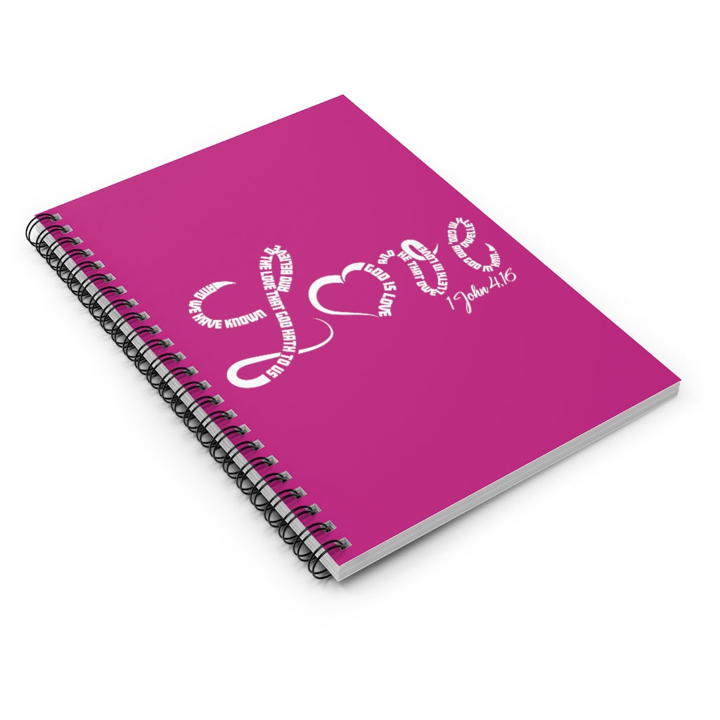 Love Spiral Notebook - Ruled Line - To Be Amor 