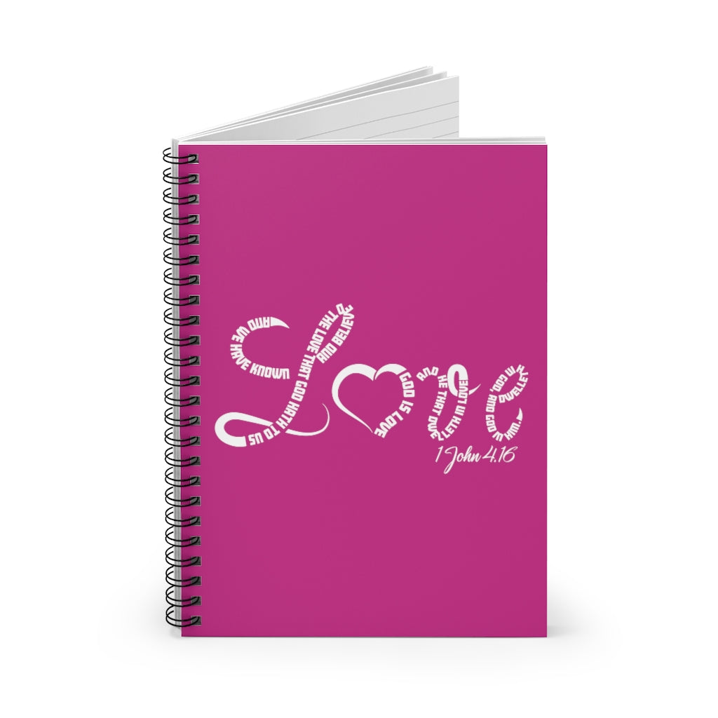 Love Spiral Notebook - Ruled Line - To Be Amor 