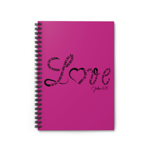 Love Spiral Notebook - Ruled Line - To Be Amor 