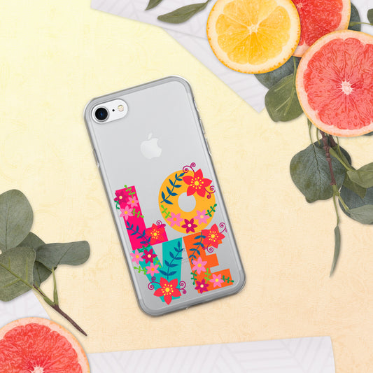 Love All Over iPhone Case - To Be Amor 