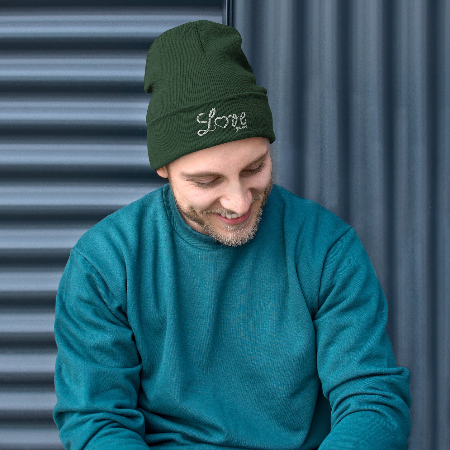 Love Embroidered Beanie - To Be Amor 