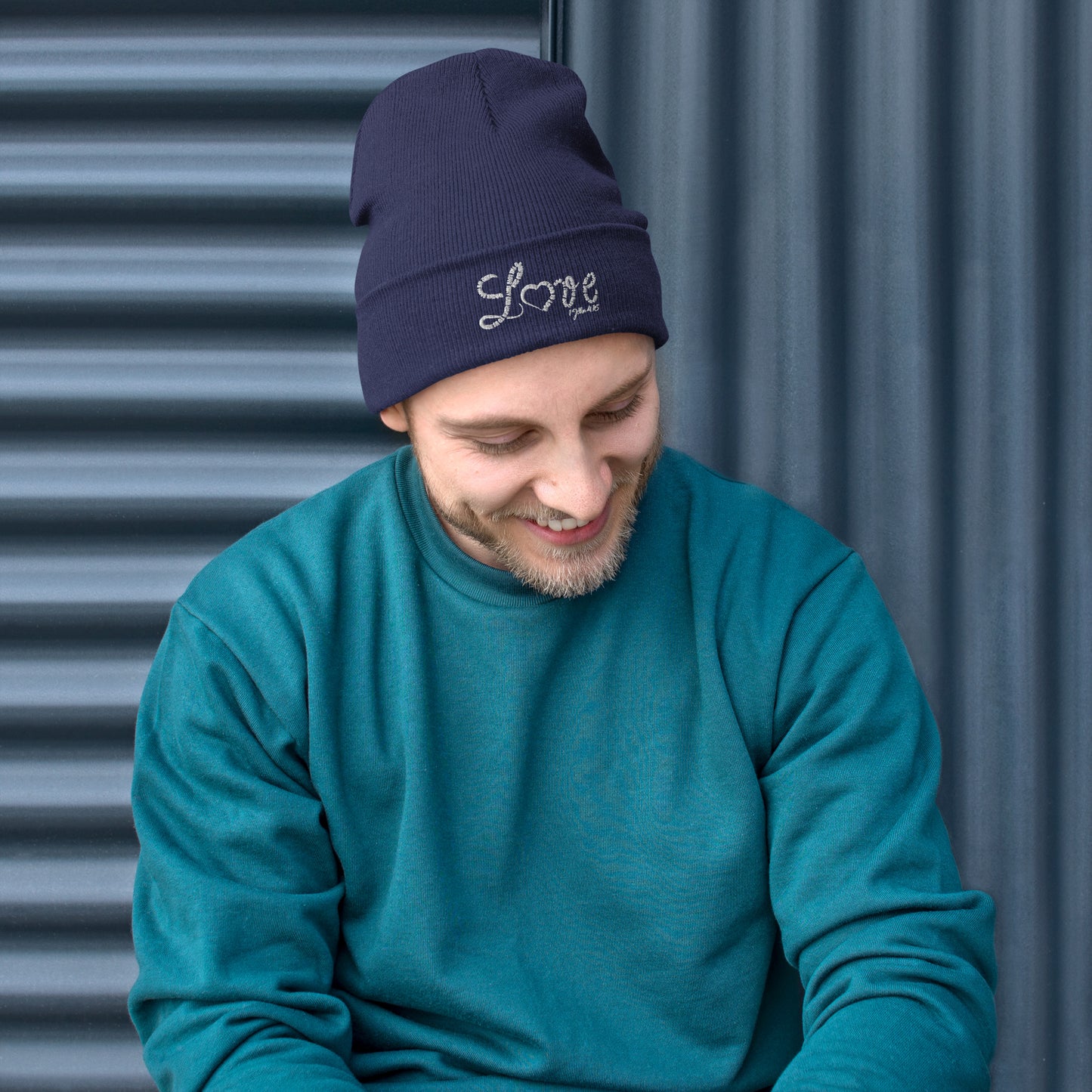 Love Embroidered Beanie - To Be Amor 