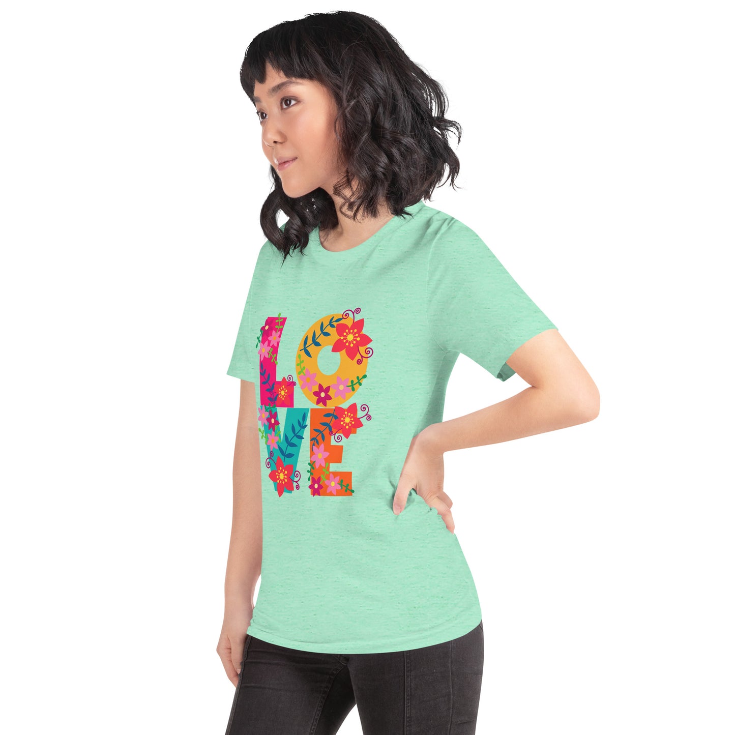 Love All Over Unisex t-shirt - To Be Amor 