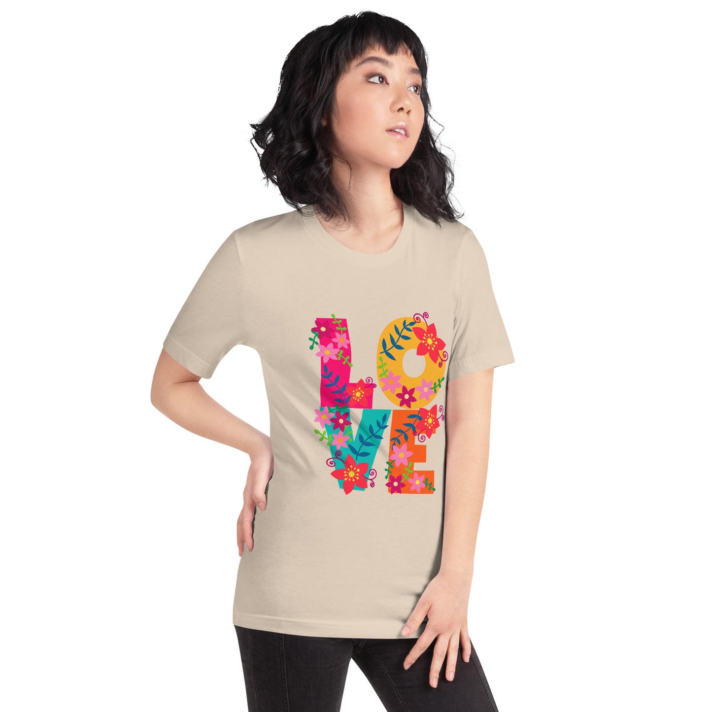 Love All Over Unisex t-shirt - To Be Amor 