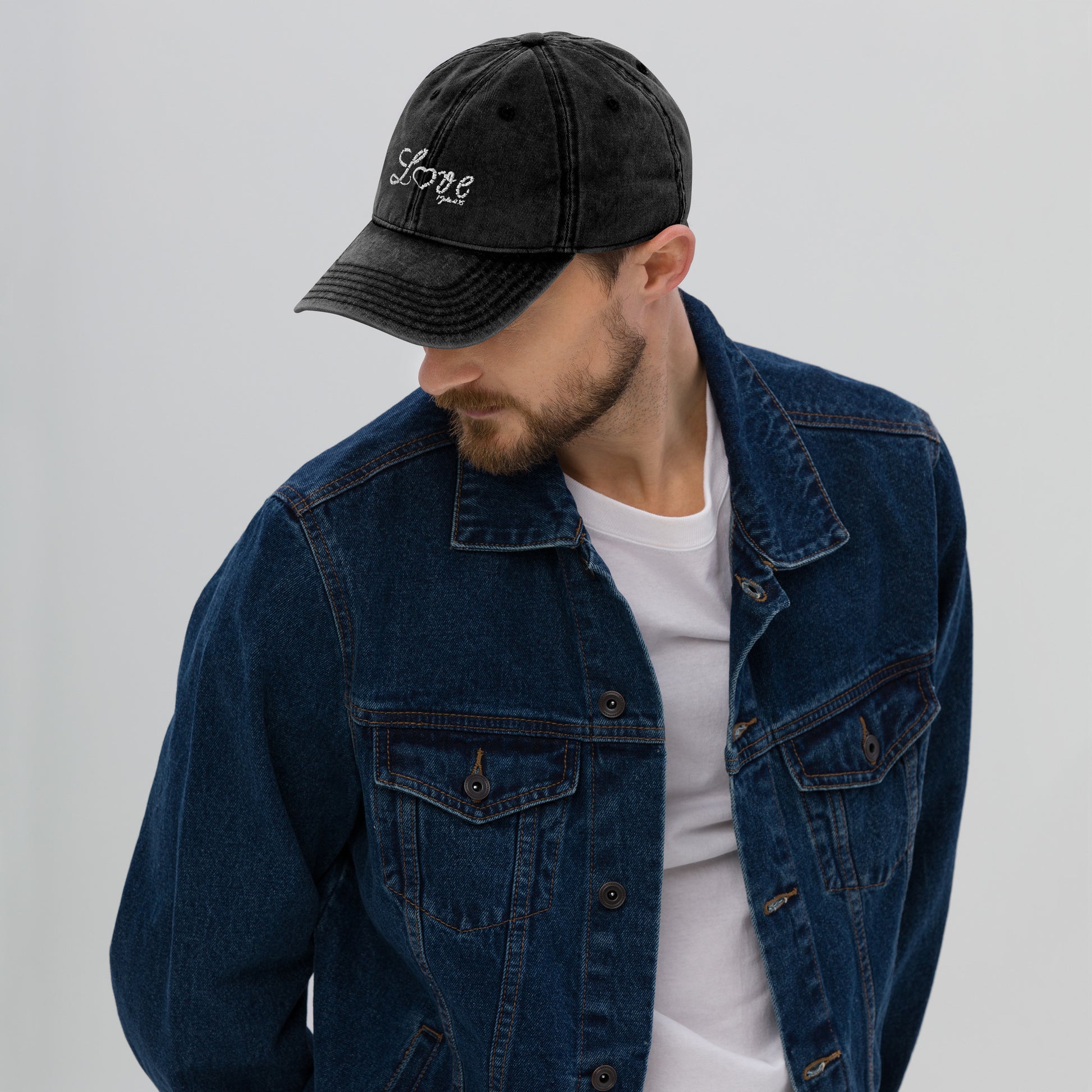 Love Vintage Cotton Twill Cap - To Be Amor 